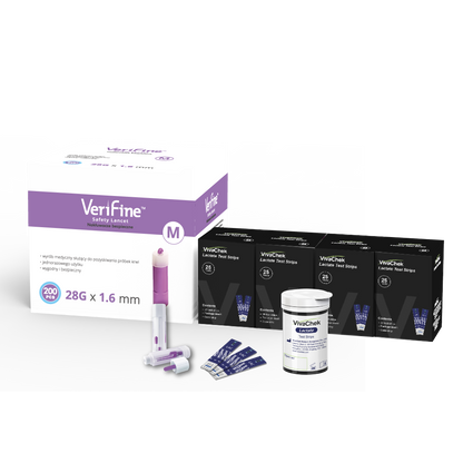 Lactate strips and Safety Lancets Combo