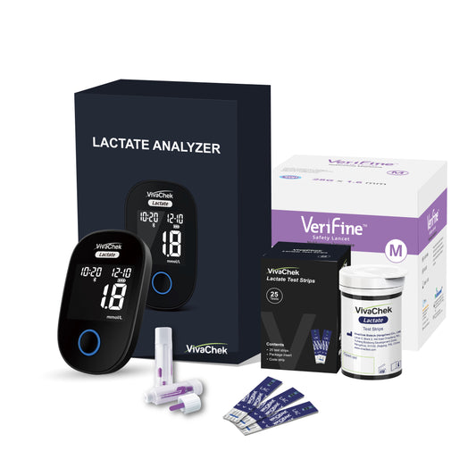 Complete Lactate Testing Kit - VivaChek Official Bundle