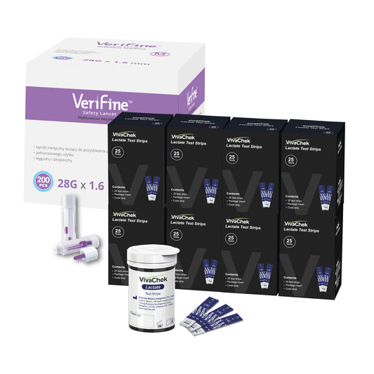 Lactate Strips + Lancet Set | VivaChek Official