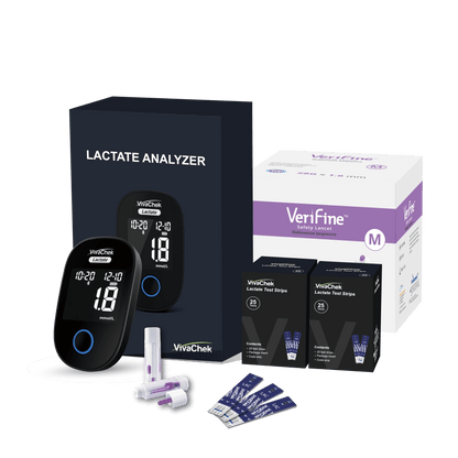 Lactate Meter - Strips - Safety Lancet Combo